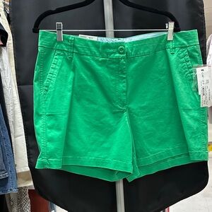 Crown & Ivy Vibrant Green Women's Bermudas